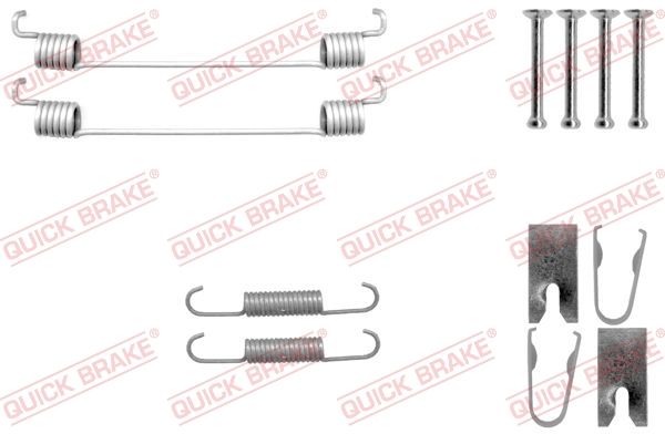 QUICK BRAKE Tarvikesarja, jarrukengät 105-0042